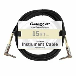 Wholesale 👍 ChromaCast Pro Series Instrument Cable, Angle - Angle, Vanilla Cream, 15 Foot 👍