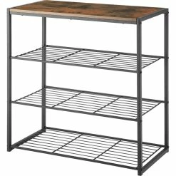 Coupon 🎁 Whitmor Modern Industrial 4 Tier Storage Shelves ⭐