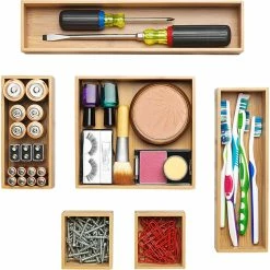 Outlet 👏 Whitmor Bamboo Drawer Organizers 🔔