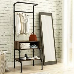 Top 10 🧨 Furniture Of America Kodi Rustic Metal Hanging Rack 🎁