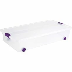 Best deal 🤩 Sterilite Clear View Underbed Latch Box 60 Qt. ✔️