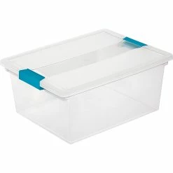 New 👍 Sterilite Clip Storage Box ❤️