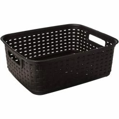 Discount 🤩 Sterilite Short Weave Basket 🔔