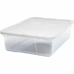 Best reviews of 🔔 Homz 28 Qt. Clear Tote 😀