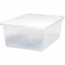 Outlet ❤️ Homz 12 Qt. Clear Tote 😍