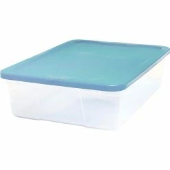 Flash Sale 🌟 Homz Under Bed Storage Container 28 Qt., Oil Blue 😍