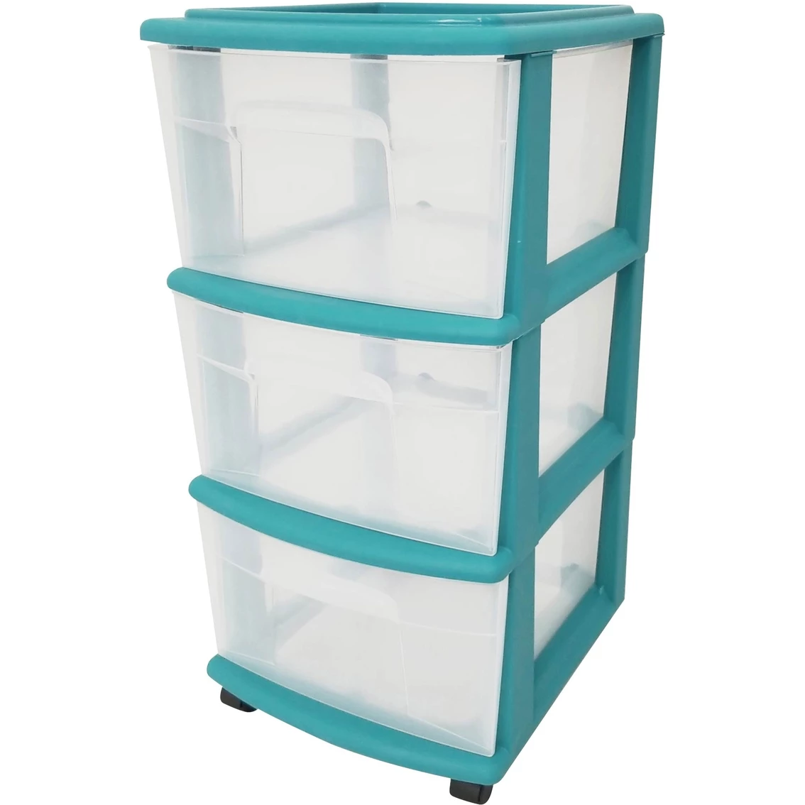 Best Sale โ Homz 3 Drawer Medium Cart, Oil Rub Blue ๐