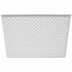 Cheapest 🛒 Blue Harbor 13 X 11 X 8 Diamond Weave Plastic Tote 🤩