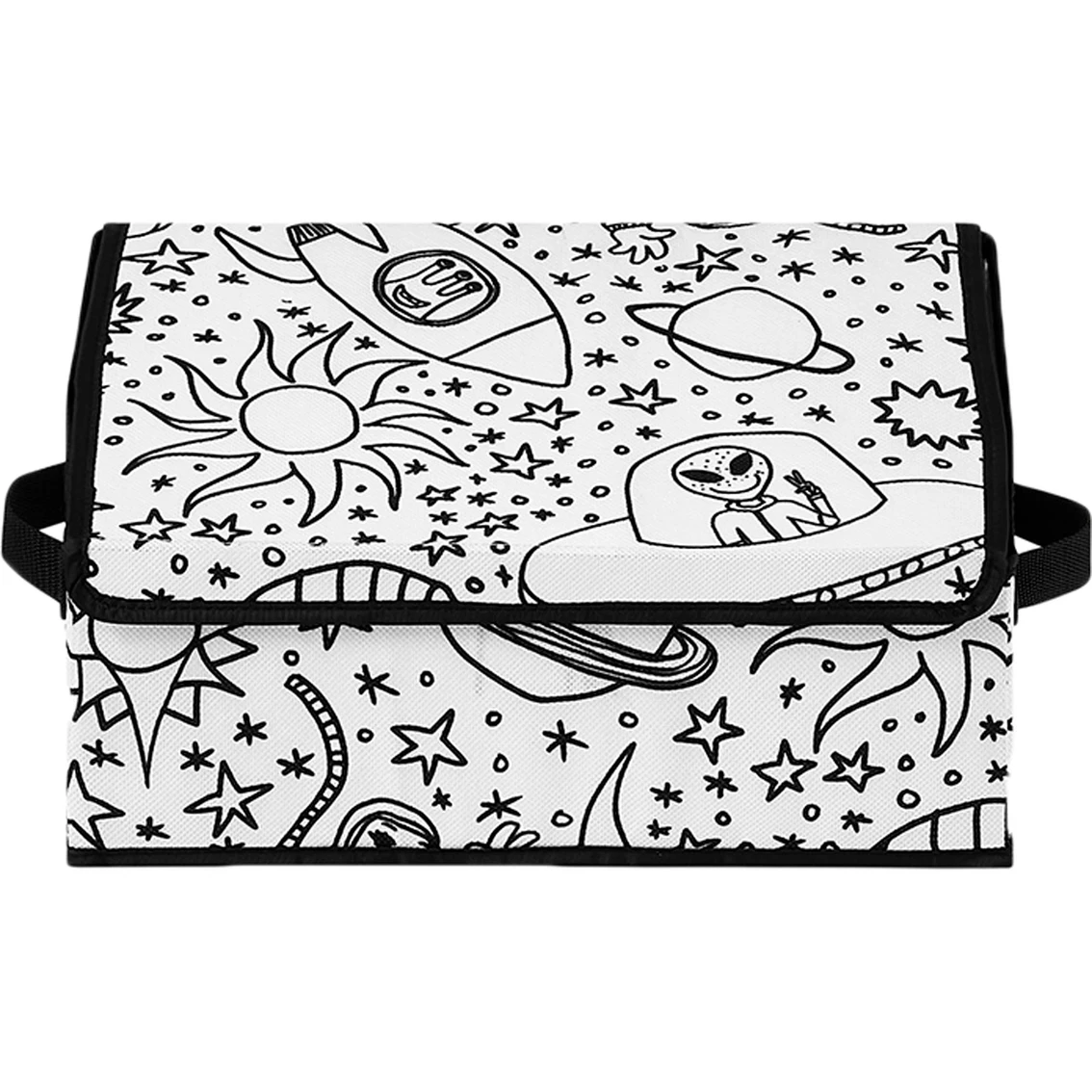 Hot Sale ✔️ Baum Essex Kid's Klub Coloring Angled Storage Bin, Space ⌛ - Image 2