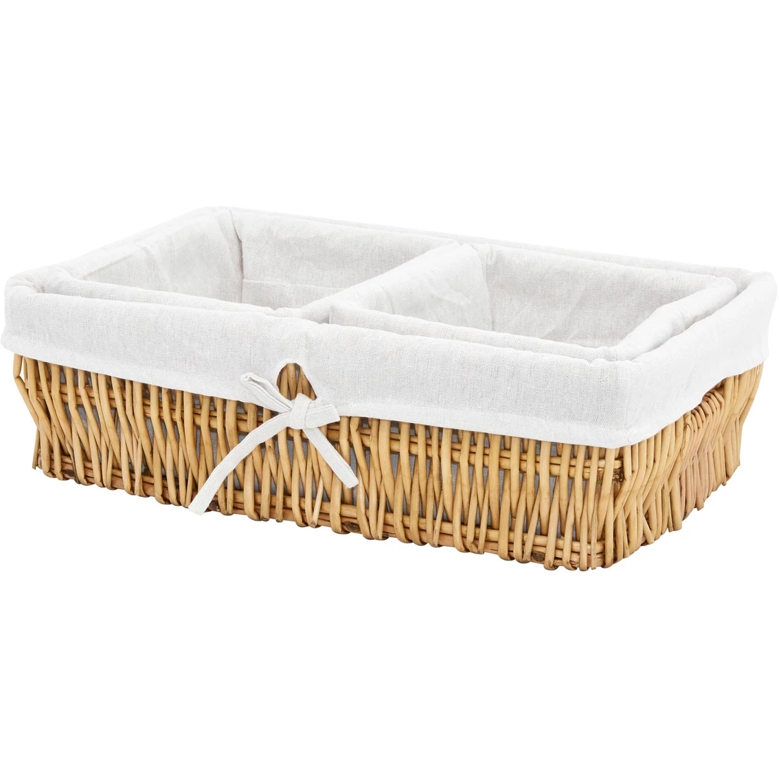 Coupon 🥰 Baum Essex Vertical Willow Baskets With Removable Washable Liners Set Of 3 ⭐ - Image 2