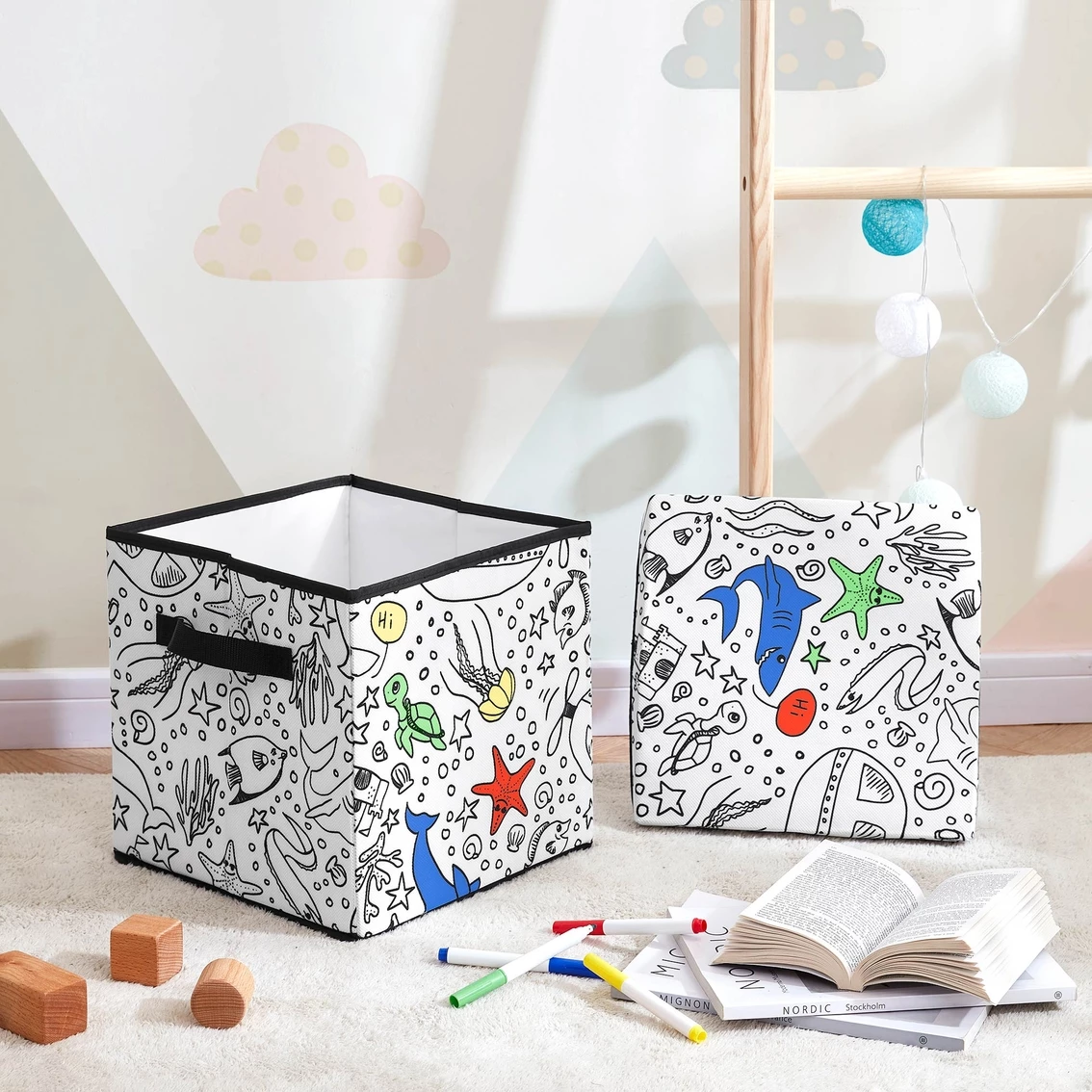 Best reviews of π― Baum Essex Kis Klub Coloring Storage Cube Bin π - Image 3