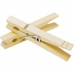 Wholesale ✨ Whitmor Natural Wood Clothespins, Set Of 50 🎁