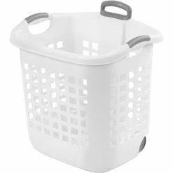 Promo ✔️ Sterilite 1.75 Bushel Ultra Wheeled Laundry Basket 🔔