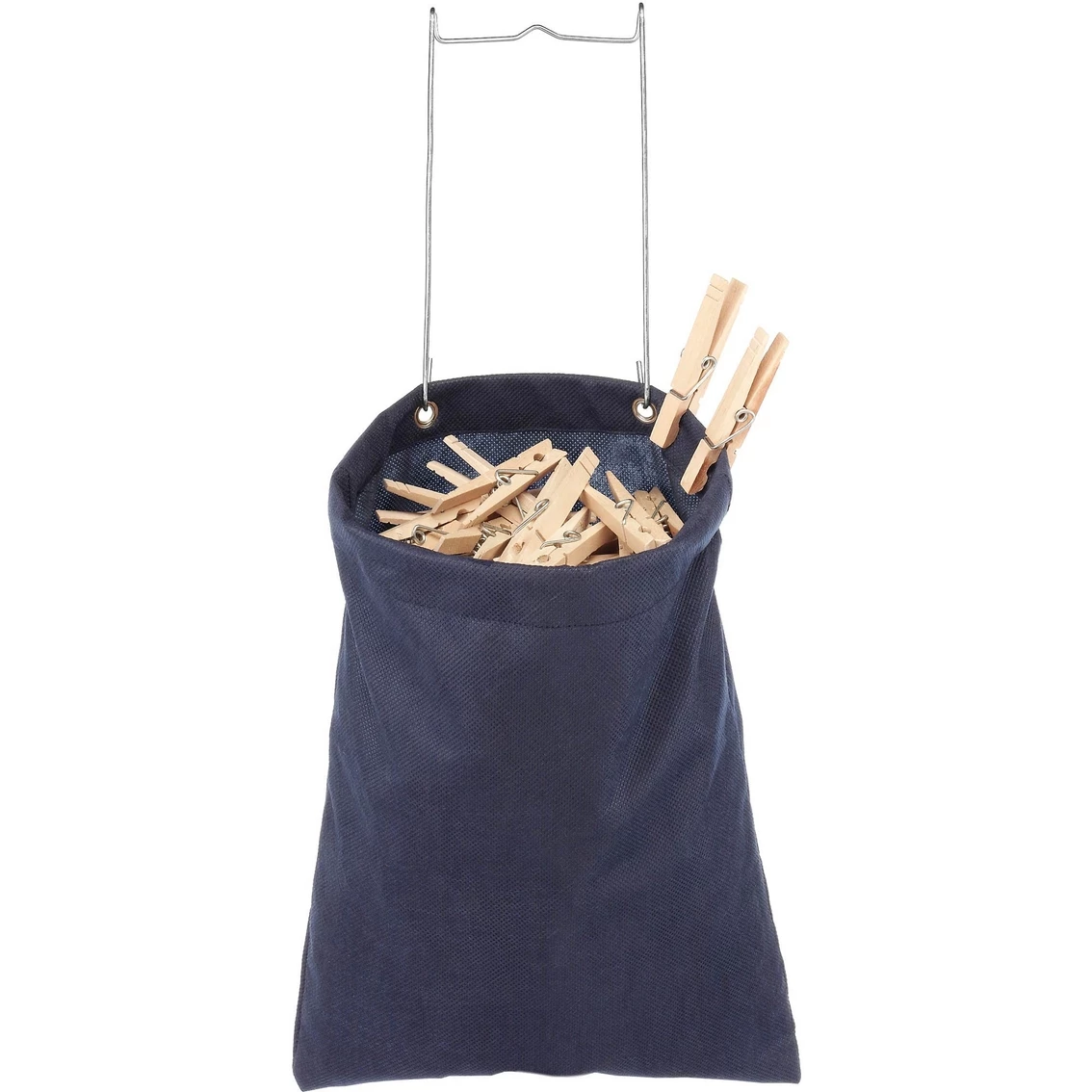 Discount ❤️ Whitmor Hanging Clothespin Bag, Navy ✨