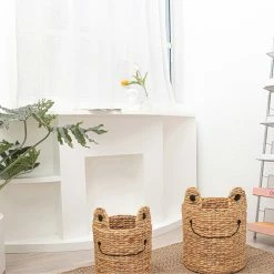 Promo 🔔 Baum Essex Kids Water Hyacinth Frog Baskets, Set Of 2 💯