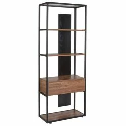 Coupon 👏 Flash Furniture Cumberland Collection 4 Shelf 65.75"H Bookcase With Drawer 🔔