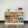 Brand new ✔️ Flash Furniture Wooden School Classroom Storage Cabinet/Cubby For Commercial Or Home Use - Safe, Kid Friendly Design (Natural) ❤️