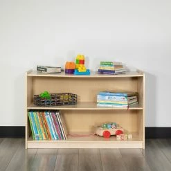 Discount 🌟 Flash Furniture Wooden School Classroom Storage Cabinet For Commercial Or Home Use - Safe, Kid Friendly Design (Natural) 🎉