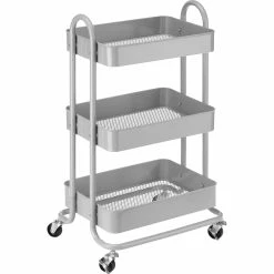 Best Pirce ⭐ Whitmor 3 Tier Metal Cart 🥰