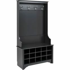 Best deal 👍 Prepac Wide Hall Tree With 👟 Shoe Storage ⌛