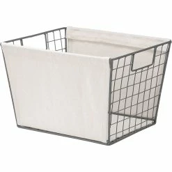 Brand new 🎉 Whitmor Wire Small Tote With Canvas Sides ⌛