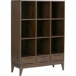 Discount 🎉 Simpli Home Harper Solid Hardwood Cube Storage With Drawers 🥰