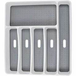 Wholesale 🌟 Real Home Innovations 6 Compartment Large Utensil And Cutlery Drawer Organizer 🔔