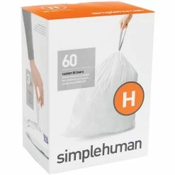 Deals 🔥 Simplehuman Code H Custom Fit Liners 3 X 20 Pk. (60 Liners) 🤩