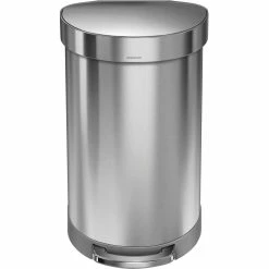 Discount 🔥 Simplehuman 12 Gal. Semi Round Step Can 🎁