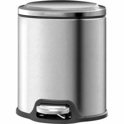Promo 👏 Simply Perfect Stainless Steel Oval Trash Bin, 5L 😉