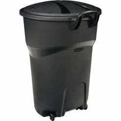 Best reviews of 😀 Rubbermaid 32 Gal. Wheeled Trash Can 🎁
