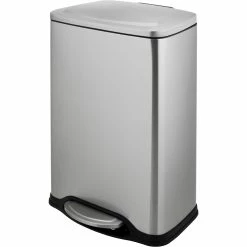 Cheap 🎉 Simply Perfect Stainless Steel Rectangular Trash Bin, 45L 👍