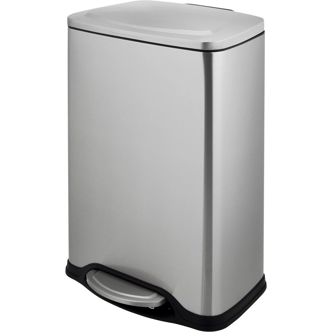 Cheap 🎉 Simply Perfect Stainless Steel Rectangular Trash Bin, 45L 👍