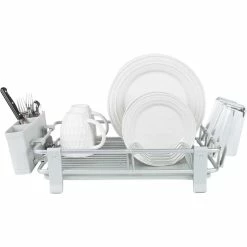 Best Pirce 👏 Real Home Innovations Milan Single Tier Aluminium Dish Rack Set 🎁
