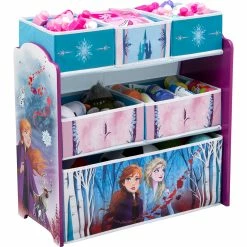 Wholesale 🔔 Delta Children Disney Frozen II Design And Store 6 Bin Toy Organizer 🤩