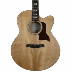 Best Pirce 😉 Sawtooth Solid Spruce Top Left-Handed Jumbo Cutaway 6 String Acoustic Electric Guitar With Flame Maple Back And Sides 🥰